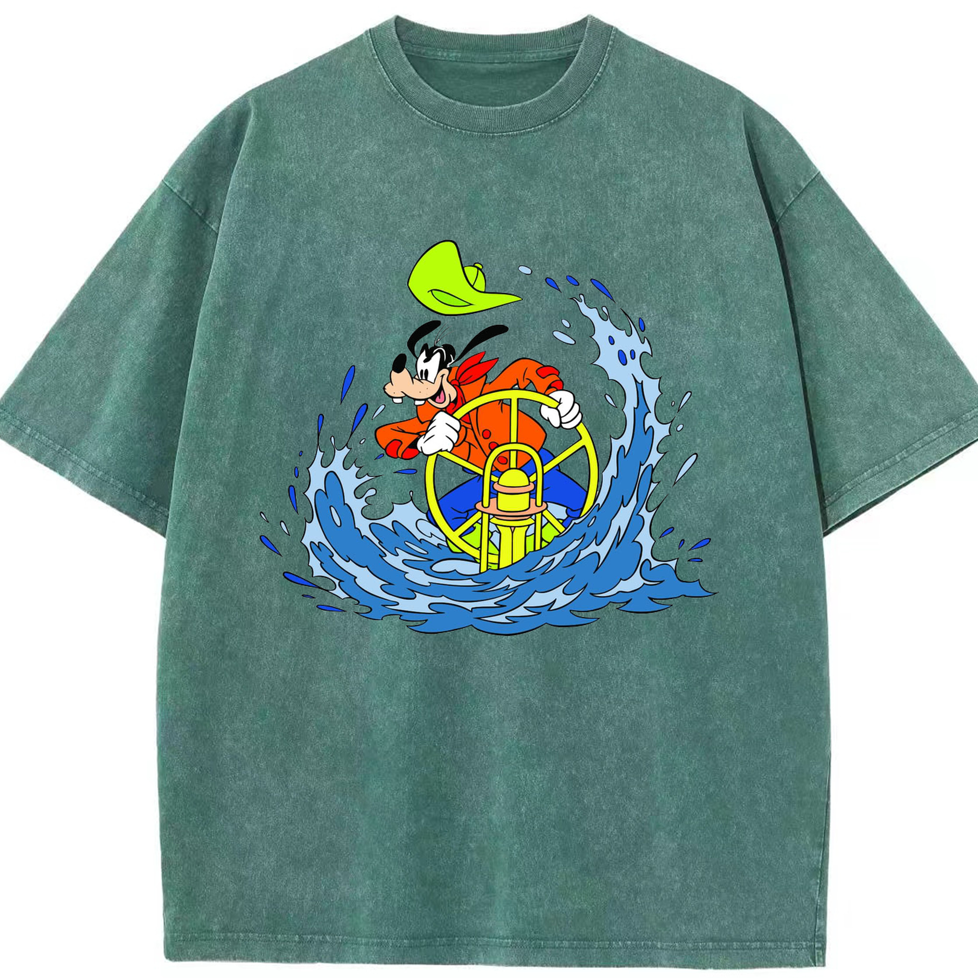 （画像用） ミッキーマウス Mickey Mouse 綿100% ヴィンテージ風 半袖Tシャツ（フロントプリント）